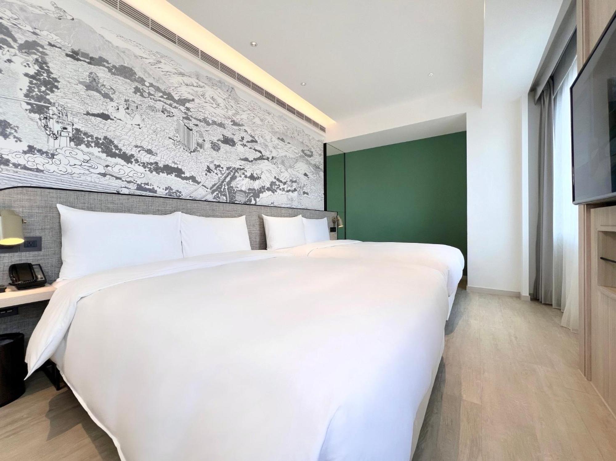 Boutech Jiantan Hotel Тайбэй Экстерьер фото