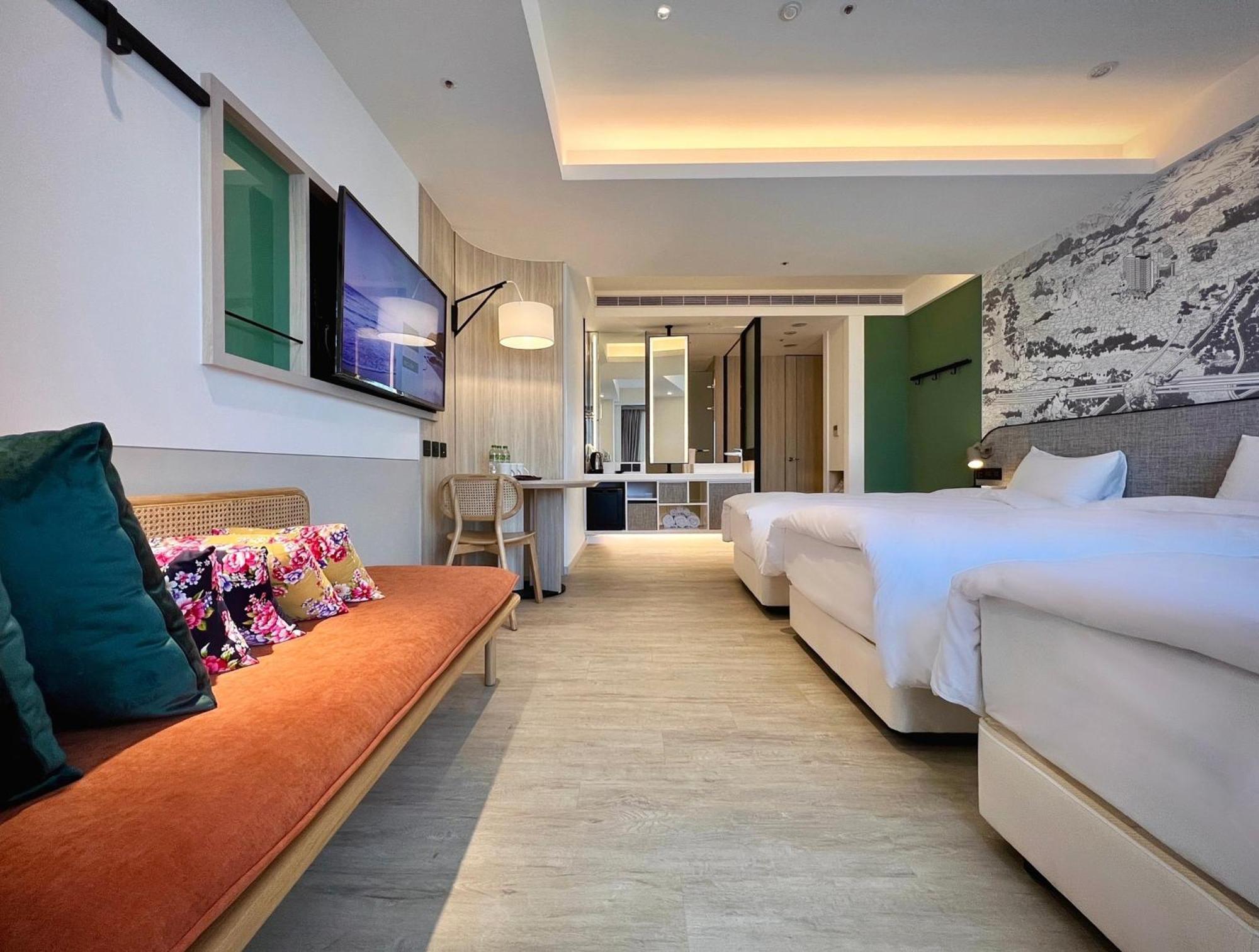 Boutech Jiantan Hotel Тайбэй Экстерьер фото
